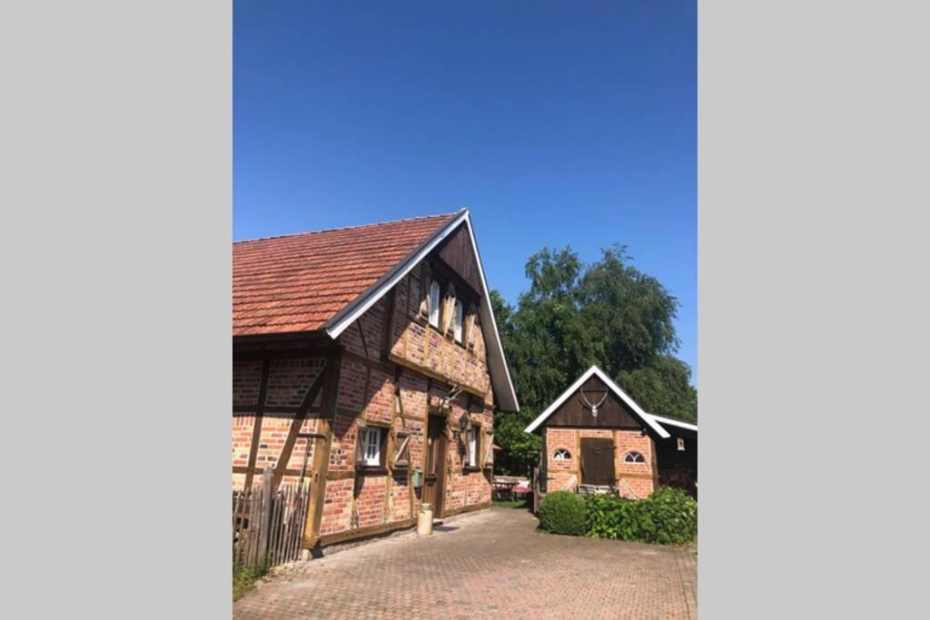 Gemuetliches Fachwerkhaus Am See Mit Kamin Warendorf Exteriér fotografie