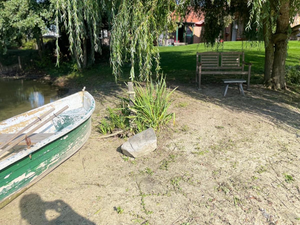 Gemuetliches Fachwerkhaus Am See Mit Kamin Warendorf Exteriér fotografie