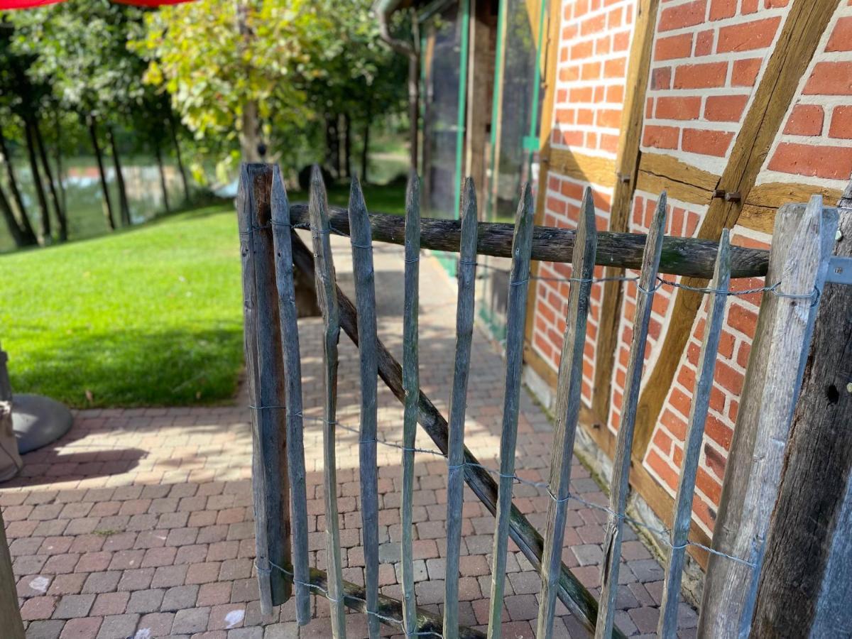 Gemuetliches Fachwerkhaus Am See Mit Kamin Warendorf Exteriér fotografie